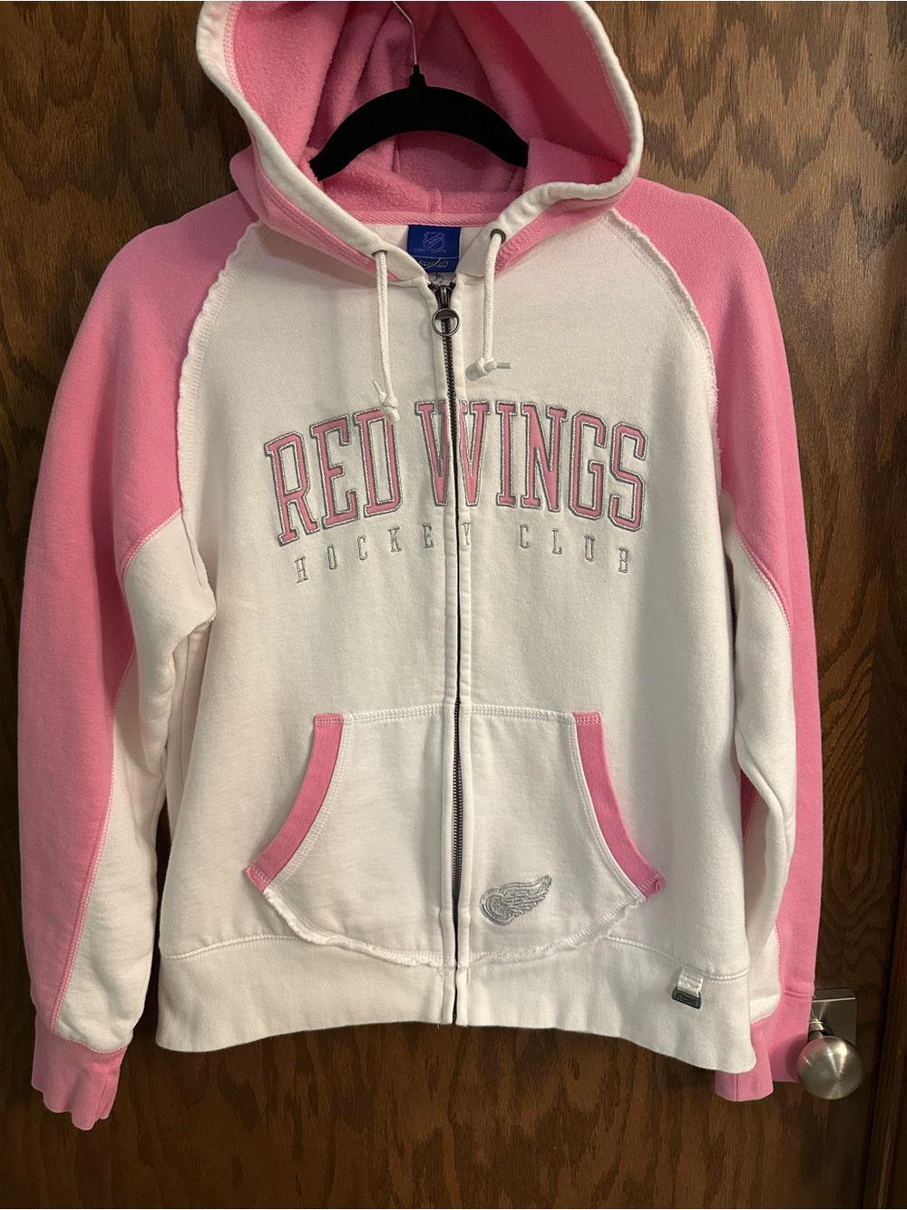 NHL Detroit Red Wings Reebok RBK Zip Hoodie Women’s Large